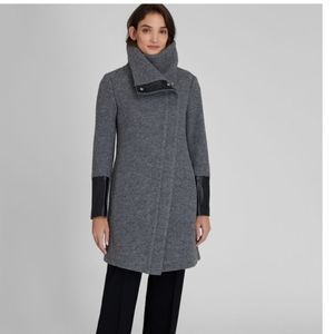 NEW Club Monaco Halli grey coat size Large